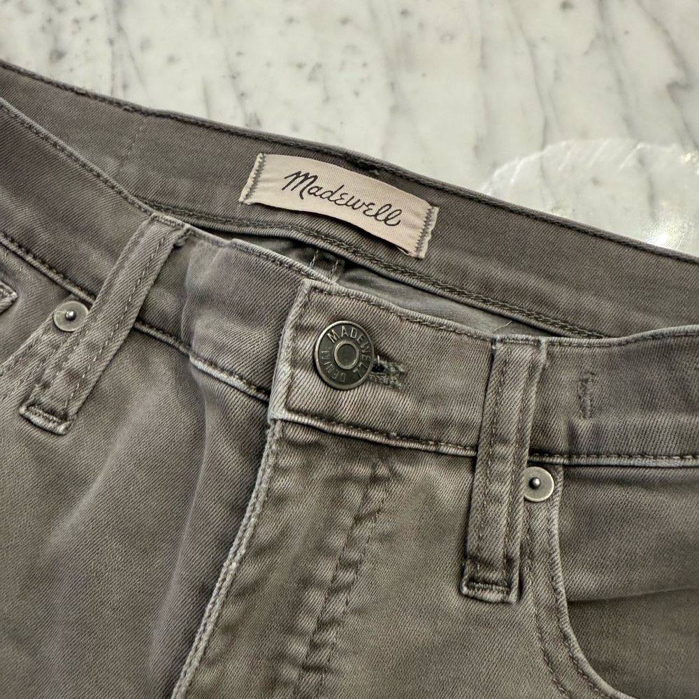 NEW Madewell Women’s Gray Black 9” High-Rise Skinny Jeans Size 26 / 2 US - Picture 2 of 7